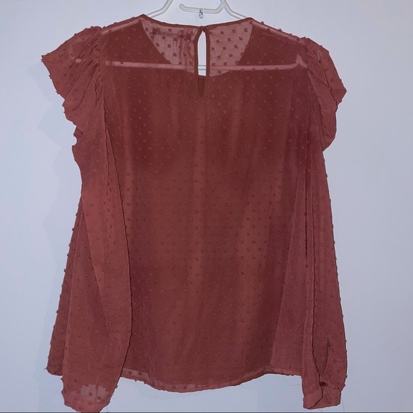 SALE‼️Zara Swiss dot blouse - Picture 3 of 6